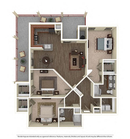 3 Bd 2 Ba The Portofino SQFT 1364- Mira Loma at The Atlantic Mira Loma, Live Oak, TX, 78233