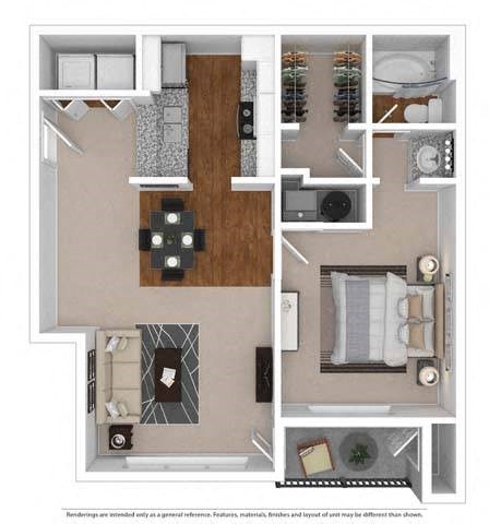 A2 Floor Plan at The Atlantic Vinings, Georgia