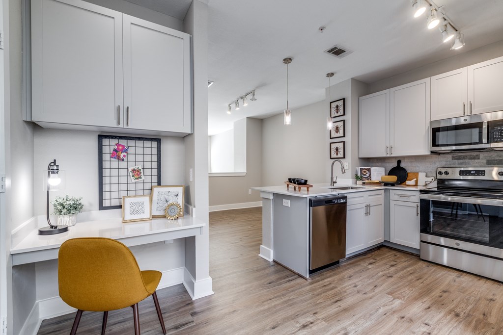 A kitchen at The Atlantic Memorial, Houston