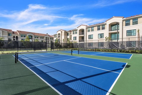 two tennis courts  at The Atlantic Palms at Tradition, Port St Lucie, FL, 34987