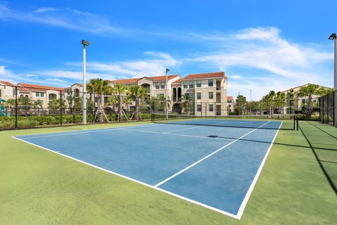 Tennis court at The Atlantic Palms at Tradition, Florida