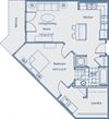 A1B1 bed| 1 bath SQFT: 760