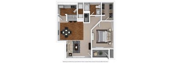 Beds: 1, Baths: 1, SQFT: 733 - Atlantic Vinings