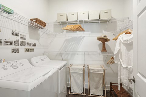 Laundry room at Arcadia Decatur, Decatur, Georgia, 30030.