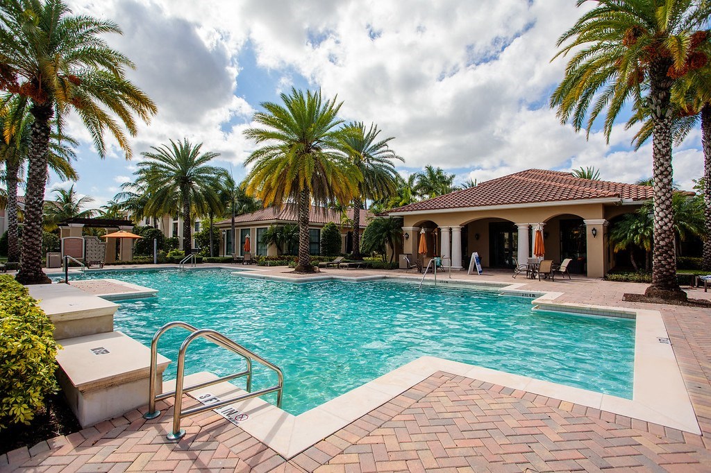 Resort Style Swimming Pool at The Atlantic Doral, Doral