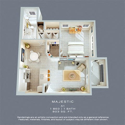 Majestic Floor Plan at The Atlantic Palms at Tradition, Florida