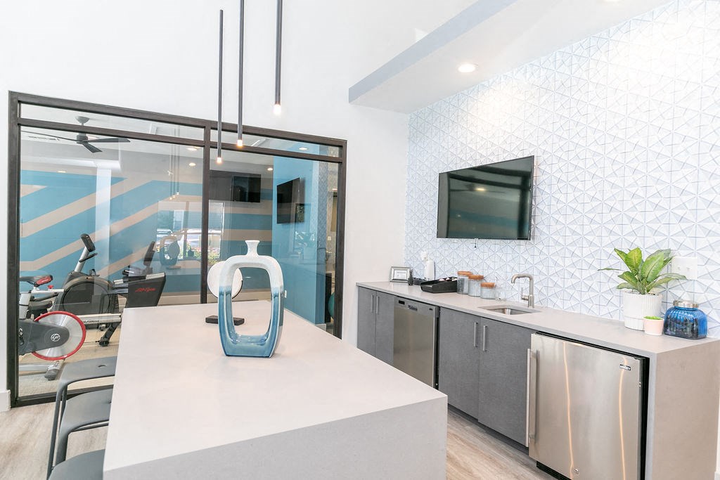 Resident Lounge with Coffee Station at The Atlantic Loring Heights, Atlanta, GA, 30309