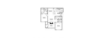 2 Bd 2 Ba Celestial SQFT 1055- Mansfield