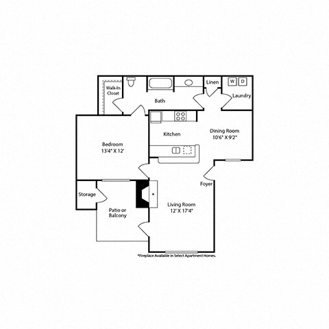 1 Bd 1 Ba Voyager SQFT 794- Mansfield  at The Atlantic Mansfield, Mansfield, Texas