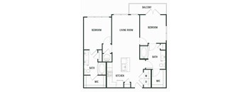 Shortleaf Floorplan with 1,020 Sq. Ft.