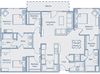 B2E 2 bed| 2 bath SQFT: 1521