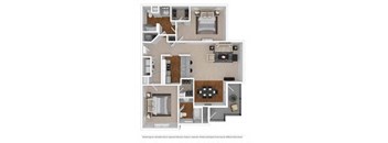 Beds: 2, Baths: 2, SQFT: 1,216 - Atlantic Vinings