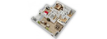 Bradford Floor Plan at The Atlantic Canton Ridge, Canton, GA