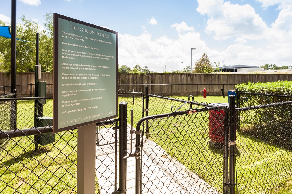 Private Paw Park with agility equipment. at The Atlantic Memorial, Houston, Texas