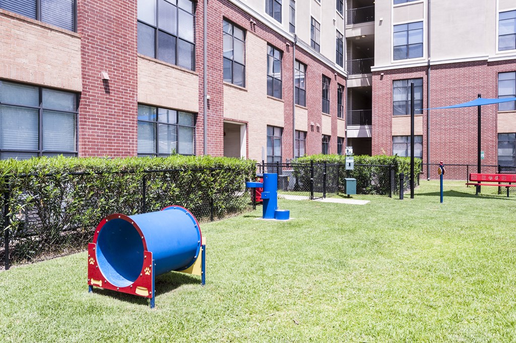 Private Paw Park with agility equipment. at The Atlantic Memorial, Houston, TX, 77079