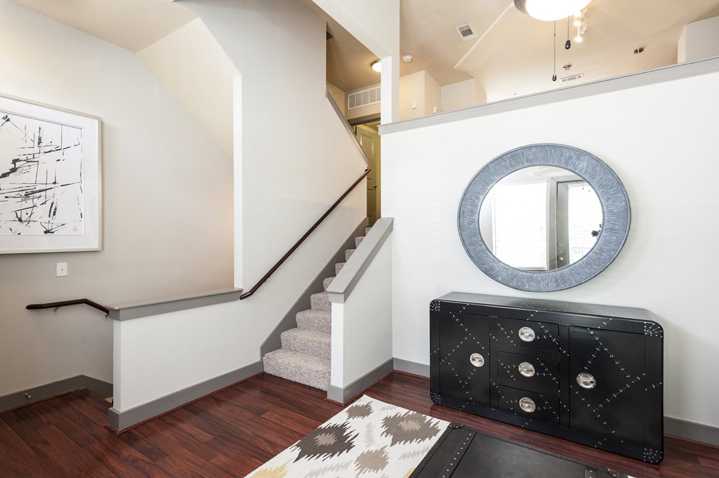 Staircase at The Atlantic Memorial, Houston, Texas