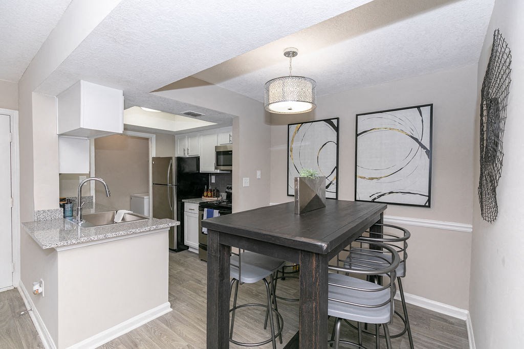 Kitchen and Dining Room at The Atlantic Brookwood, Atlanta, GA