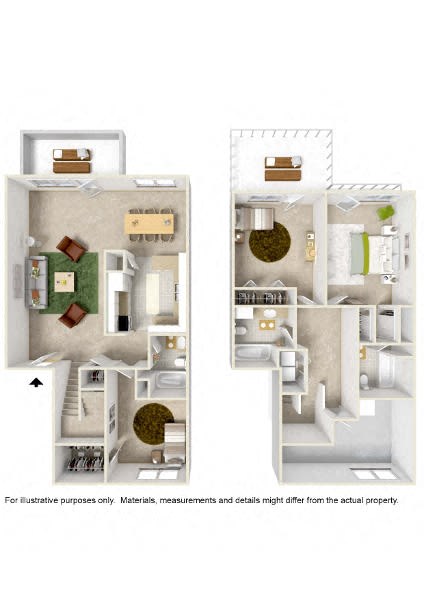 Buckingham Floor Plan at Harrison Grande, North Carolina, 27513