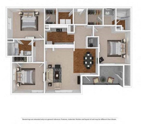 C2 Floor Plan at The Atlantic Vinings, Smyrna, GA, 30080