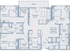 C3 3 bed| 2 bath SQFT: 1553