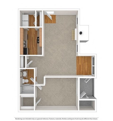 1 Bd 1 Ba The Camelia SQFT