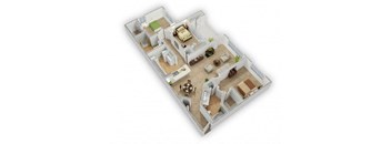 Canterbury Floor Plan at The Atlantic Canton Ridge, Canton, GA 30114