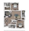 Beds: 2, Baths: 2, SQFT: 1,177 - Carrington Green