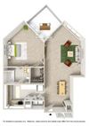 1 Bd 1 Ba Coventry SQFT 931