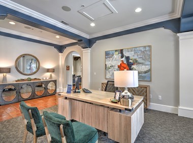 furnished lobby