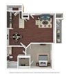 Antigua 1 Bed | 1 Bath | 848 sq ft Palms of Boca Del Mar