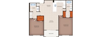 Barbados Beds: 2, Baths: 2, SQFT: 1,164- The Atlantic Doral