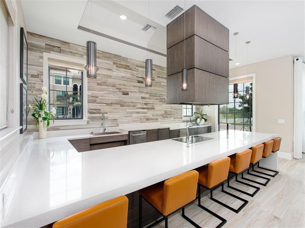 Chef-Caliber Demonstration Kitchen. The Atlantic Palms at Tradition