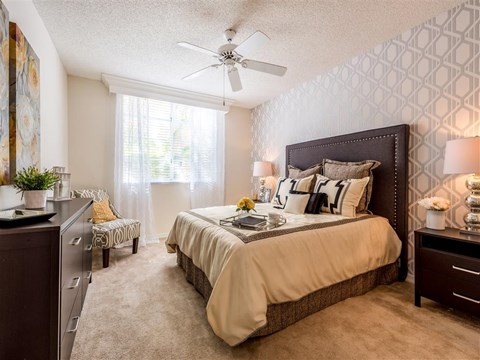 Bedroom at St. Andrews at Weston, Weston, FL.