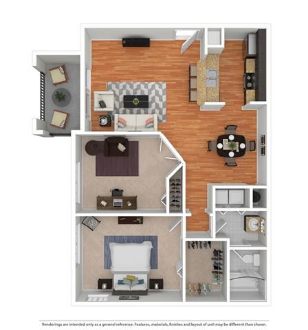 Cannes 2 Beds | 1 Bath | 992 sq ft- St. Andrews Weston