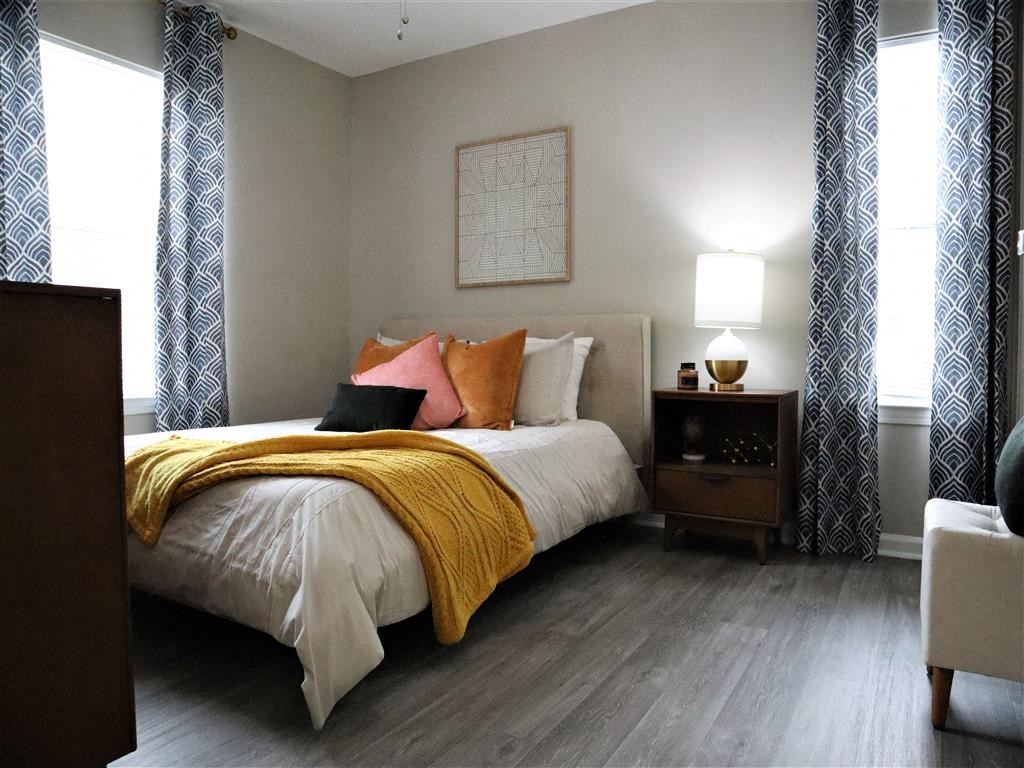 Bedroom at Sloan Square, Atlanta, GA.