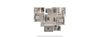 Garrison 2 bed| 2 bath SQFT 1062