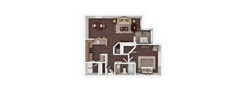 a1 floor plan 1 bedroom 1190 square feet the