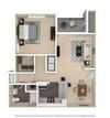 A2D 1 Bed | 1 Bath | 912 sq ft