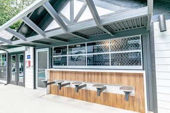 Clubhouse Exterior at Morningside Courts, Atlanta, GA