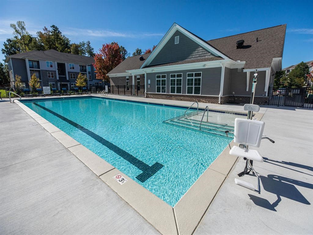 Sparkling Pool with Sundeck.