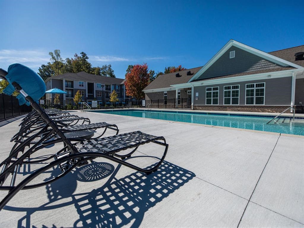 Sparkling Pool with Sundeck.