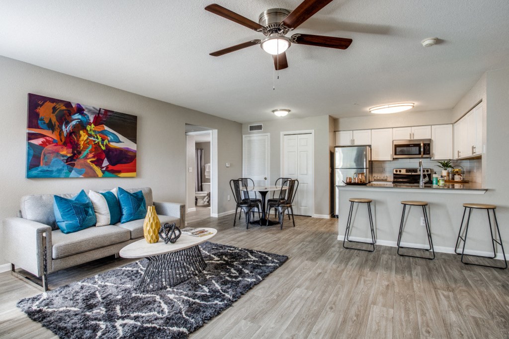 Living Room at The Atlantic Grand Oaks, Austin
