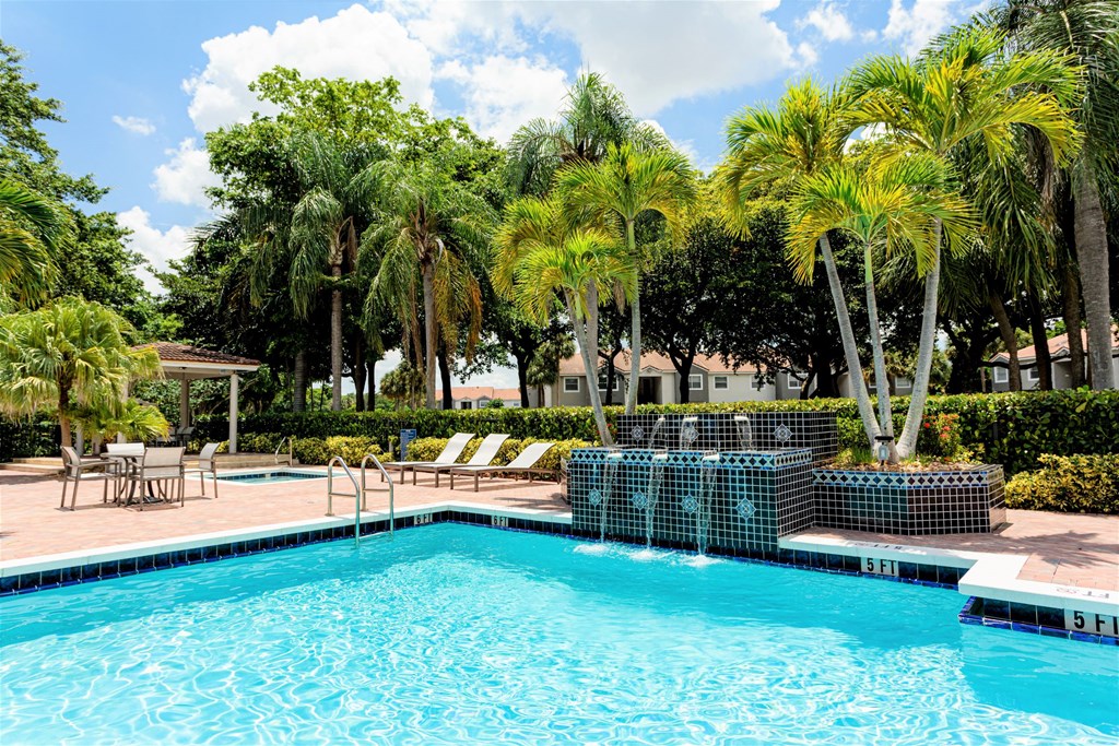 Pool Area at Palms of Boca Del Mar, Boca Raton