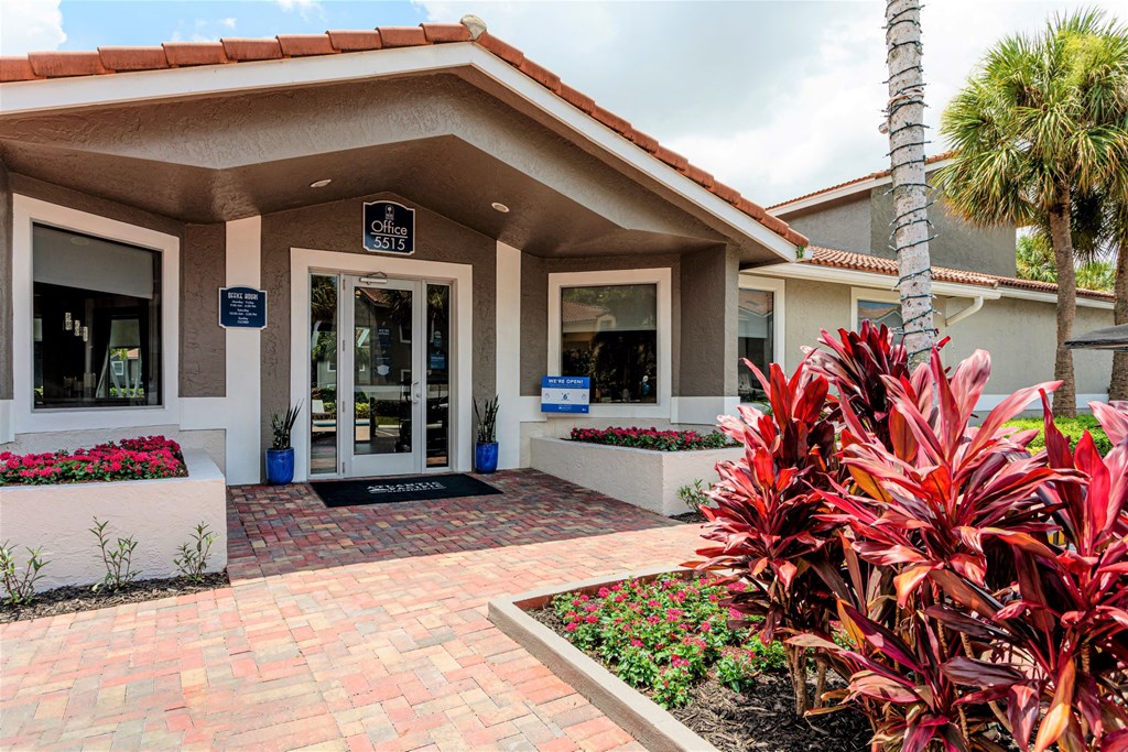 Entry to Clubhouse. Entry to Clubhouse. at Palms of Boca Del Mar, Boca Raton, FL, 33433