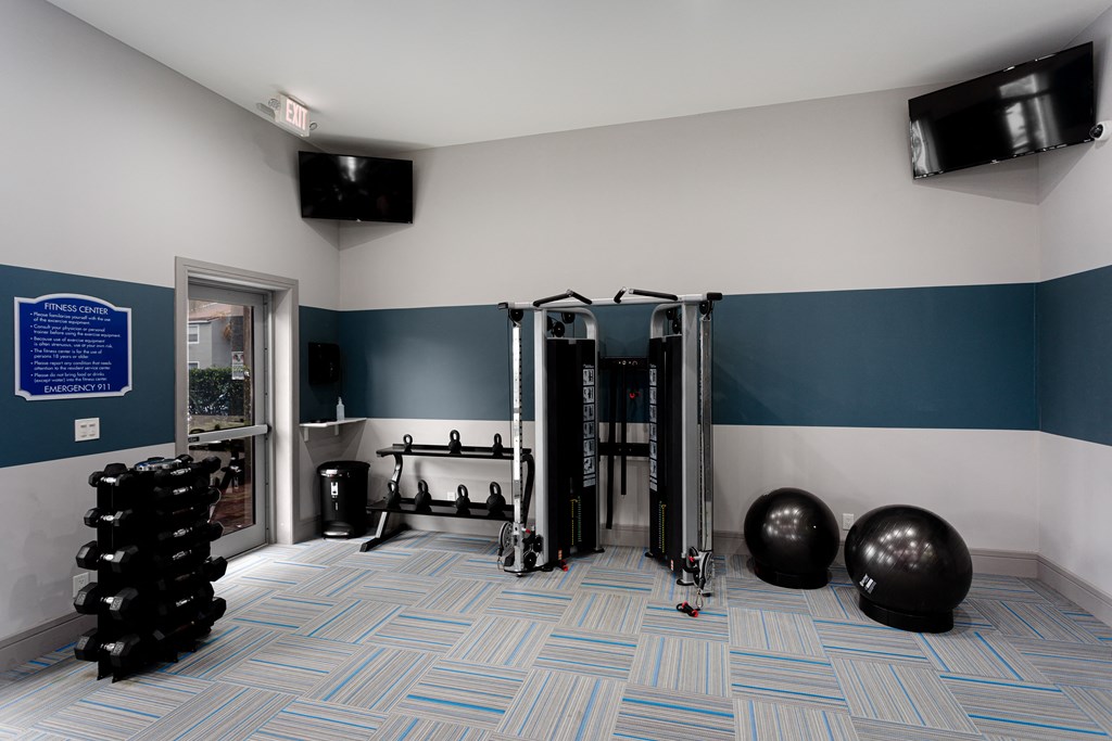 24-Hour State of the Art Fitness Center. 24-Hour State of the Art Fitness Center. at Palms of Boca Del Mar, Florida