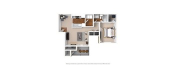 Beds: 1, Baths: 1, SQFT: 750 - Atlantic Newtown