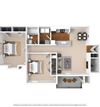 Beds: 2, Baths: 1, SQFT: 900 - Atlantic Newtown
