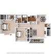 Beds: 2, Baths: 2, SQFT: 1,024 - Atlantic Newtown