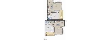1 Bedroom Floor Plan at Magnolia Terrace, Charlotte, 28213