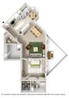 1 Bd 1H Bath St James sqft 865